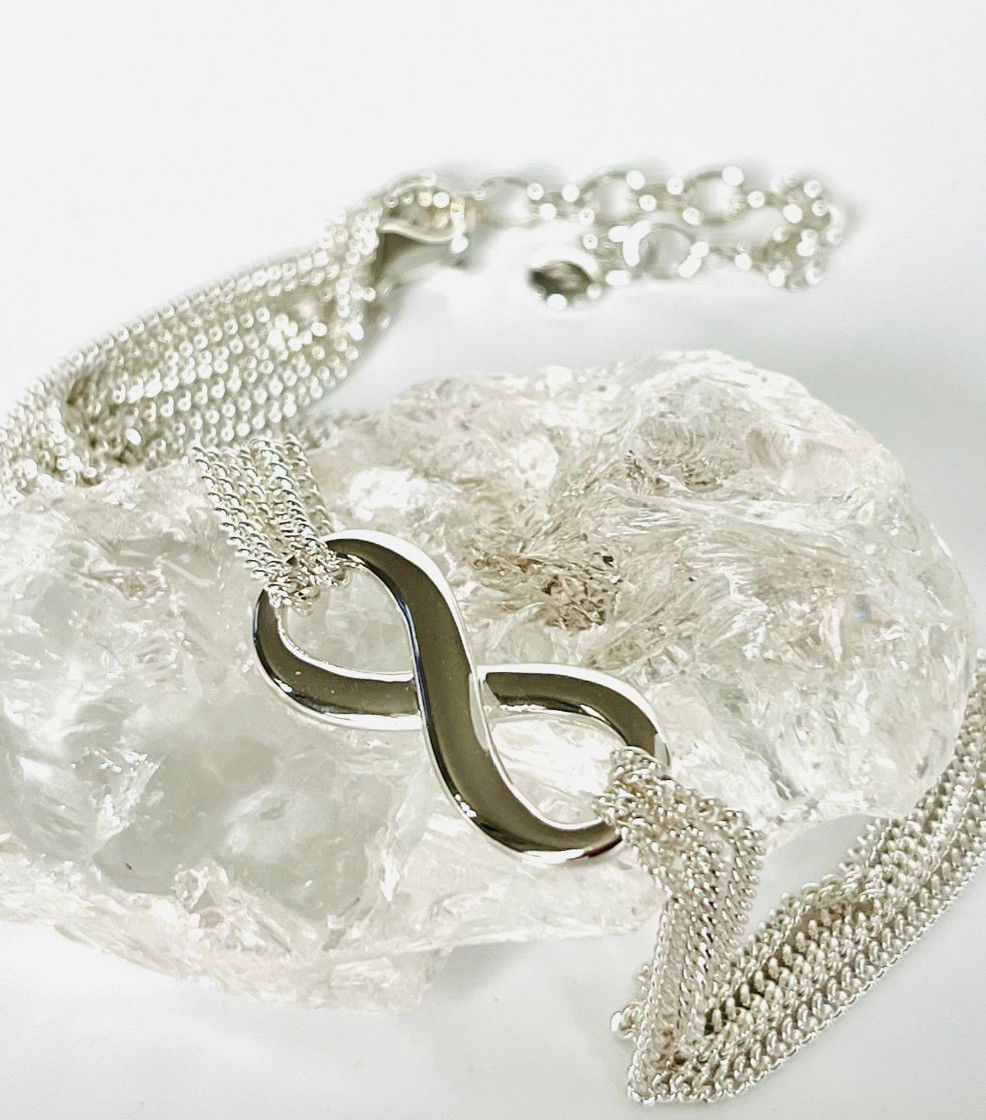 Infinity Ketting Dames Zilver - verstelbaar