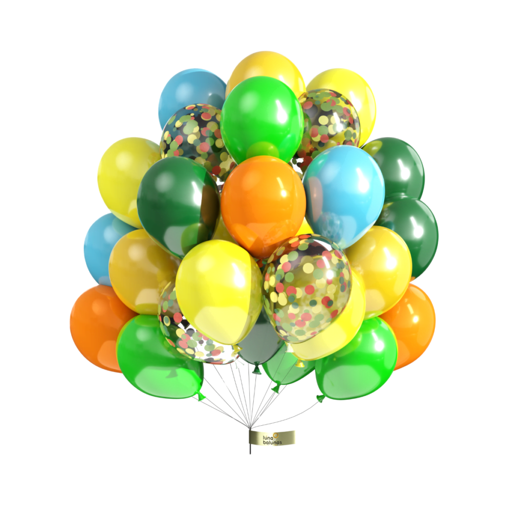 50 Stuks Latex Jungle Ballonnen | Safari
