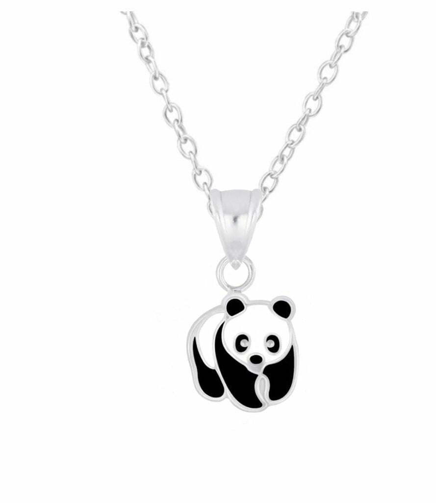 Panda Love Ketting Meisje Zilver