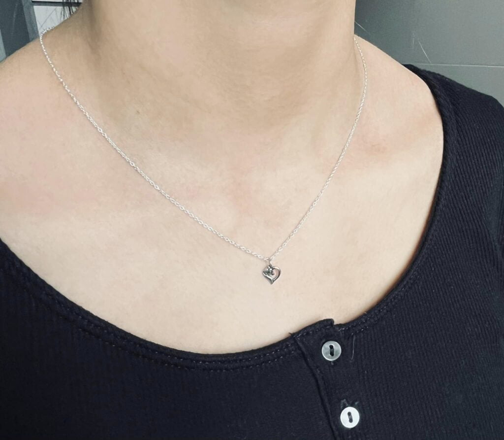 Set Zilveren Paard Oorbellen + Ketting - Afbeelding 2