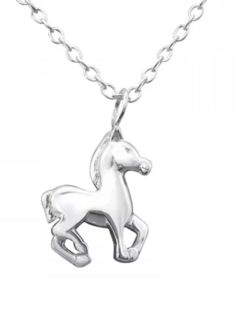 paard ketting zilver dames kind