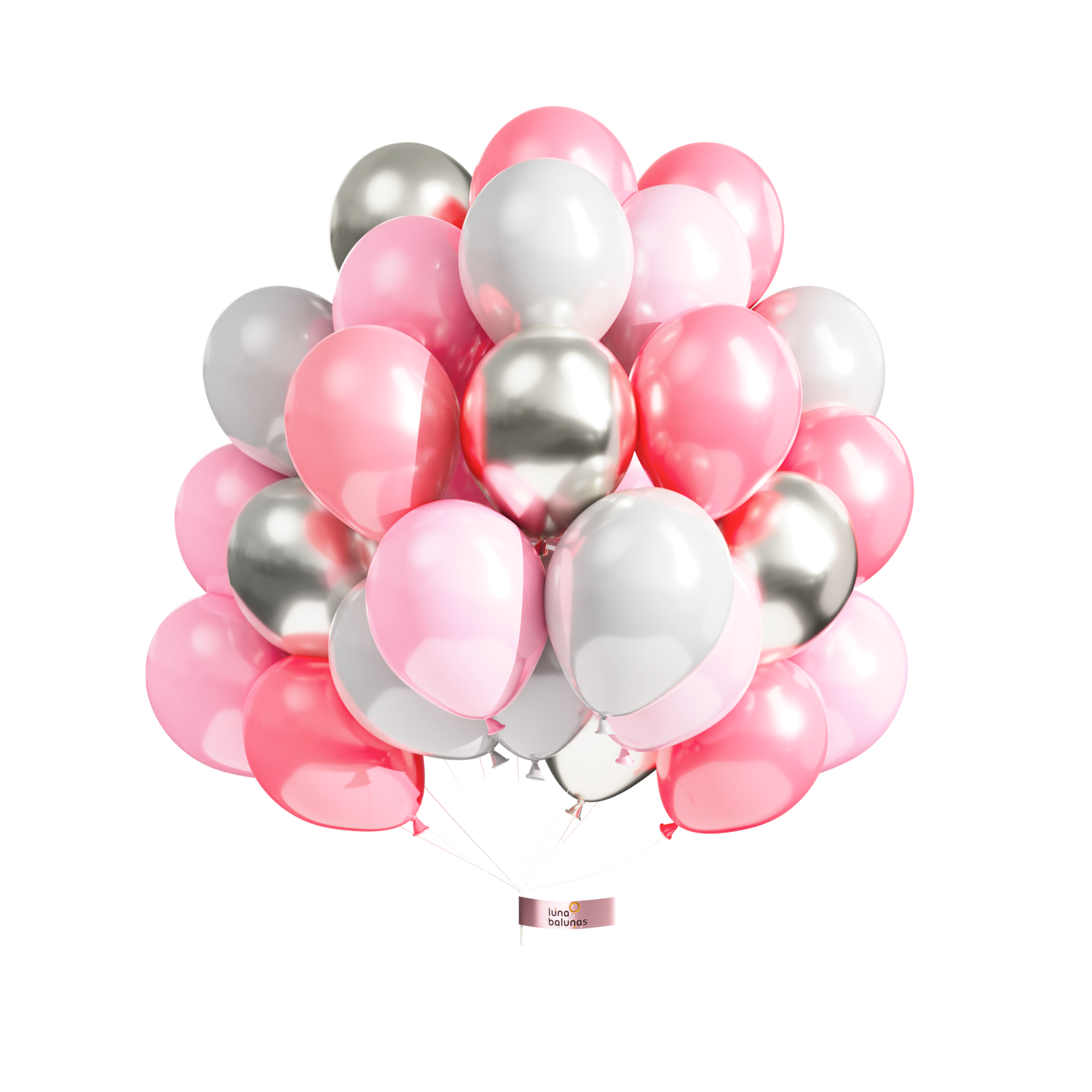 50 Stuks Latex Ballonnen Chic Pink