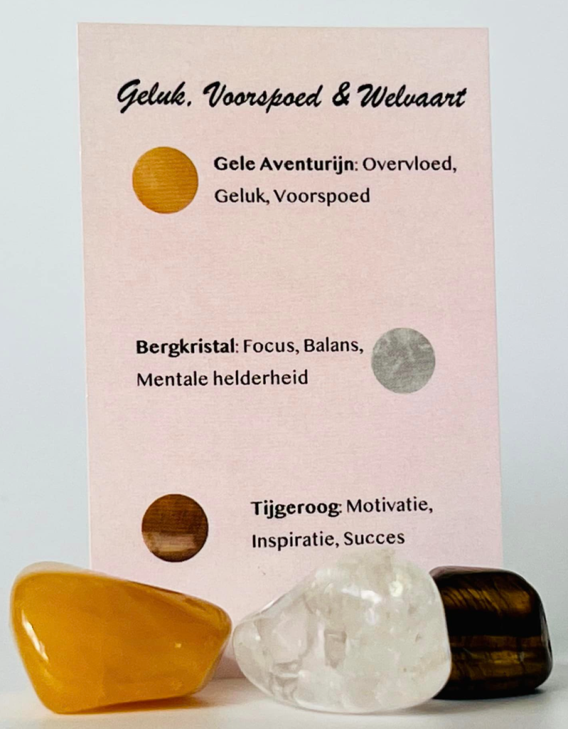 Edelstenen Set Geluk, Voorspoed & Welvaart - Afbeelding 2