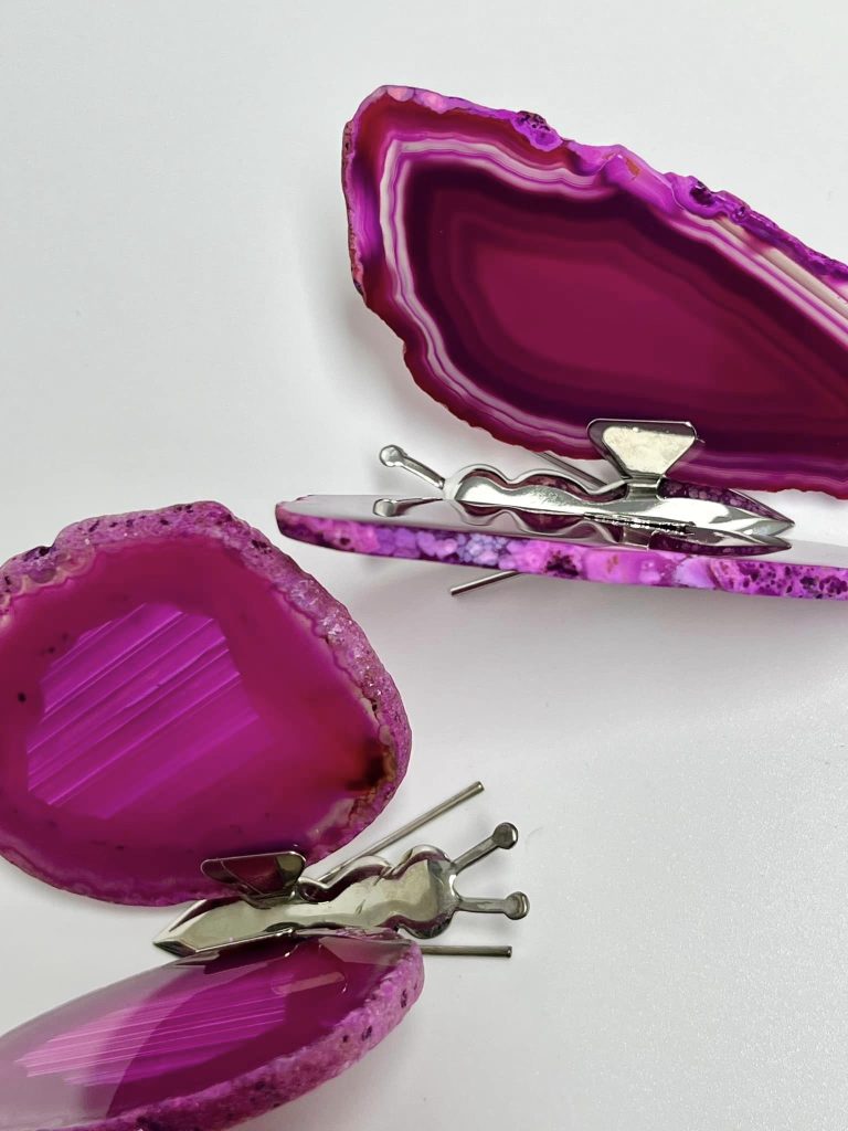 Agaat Vlinder Roze - Afbeelding 2