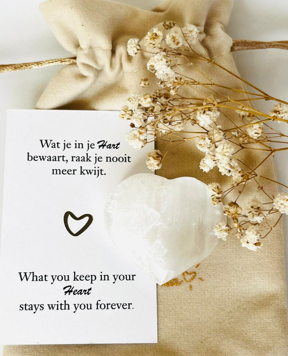 Wat je in je hart bewaart, raak je nooit meer kwijt - Seleniet