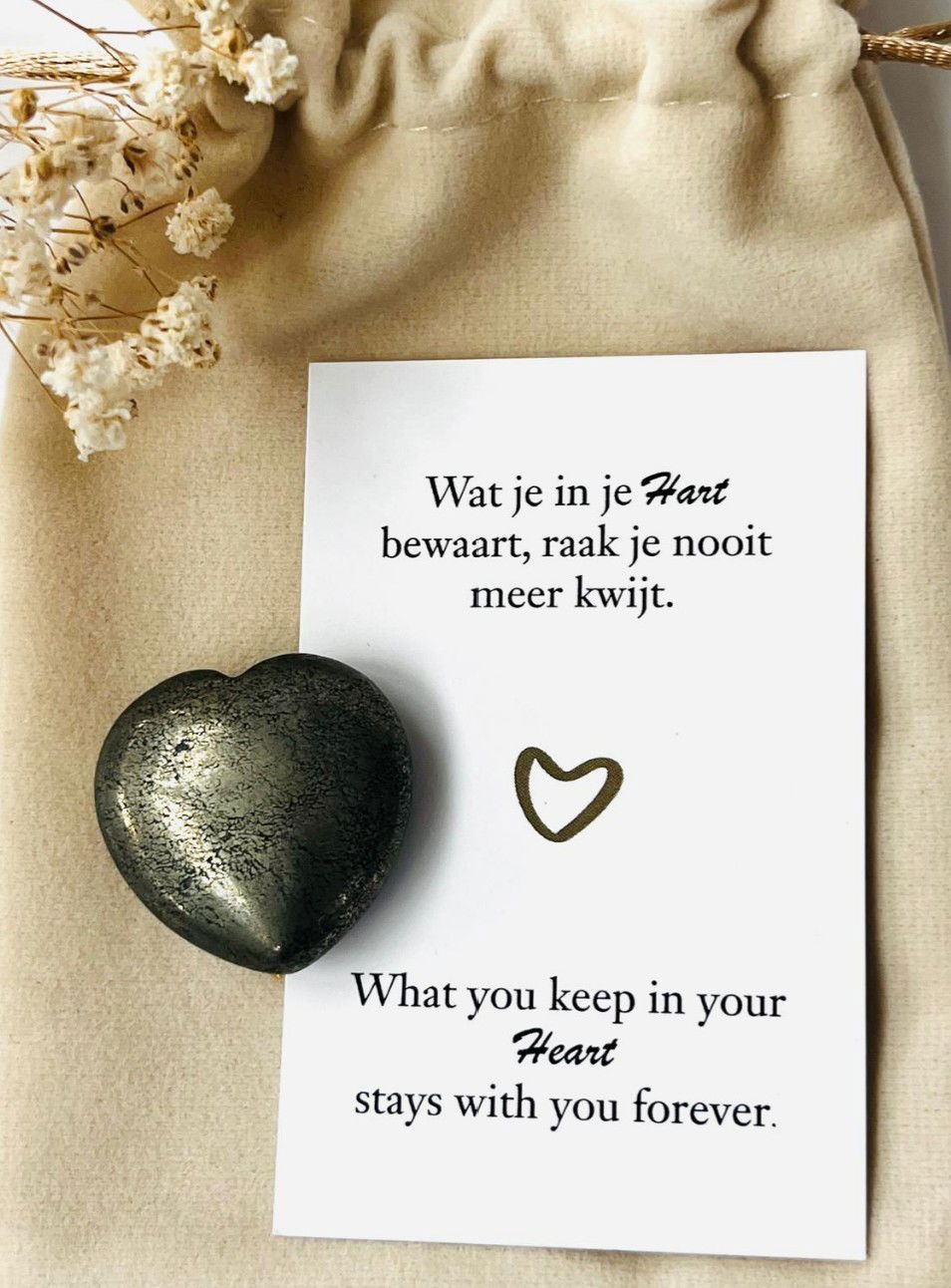 Wat je in je hart bewaart, raak je nooit meer kwijt - Pyriet